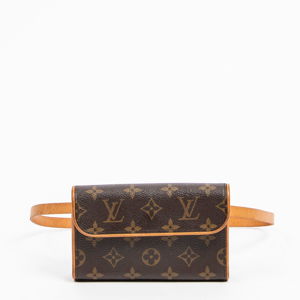 Shoulder Bag Florentine Brown Monogram Canvas