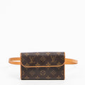 Shoulder Bag Florentine Brown Monogram Canvas