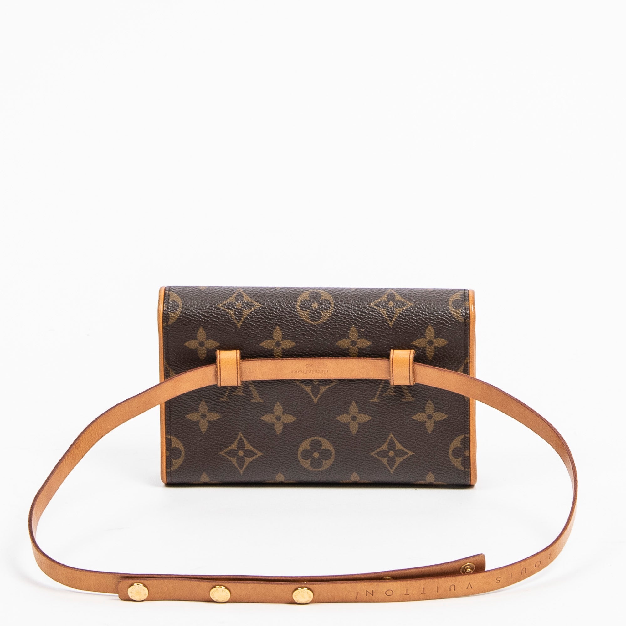 Shoulder Bag Florentine Brown Monogram Canvas