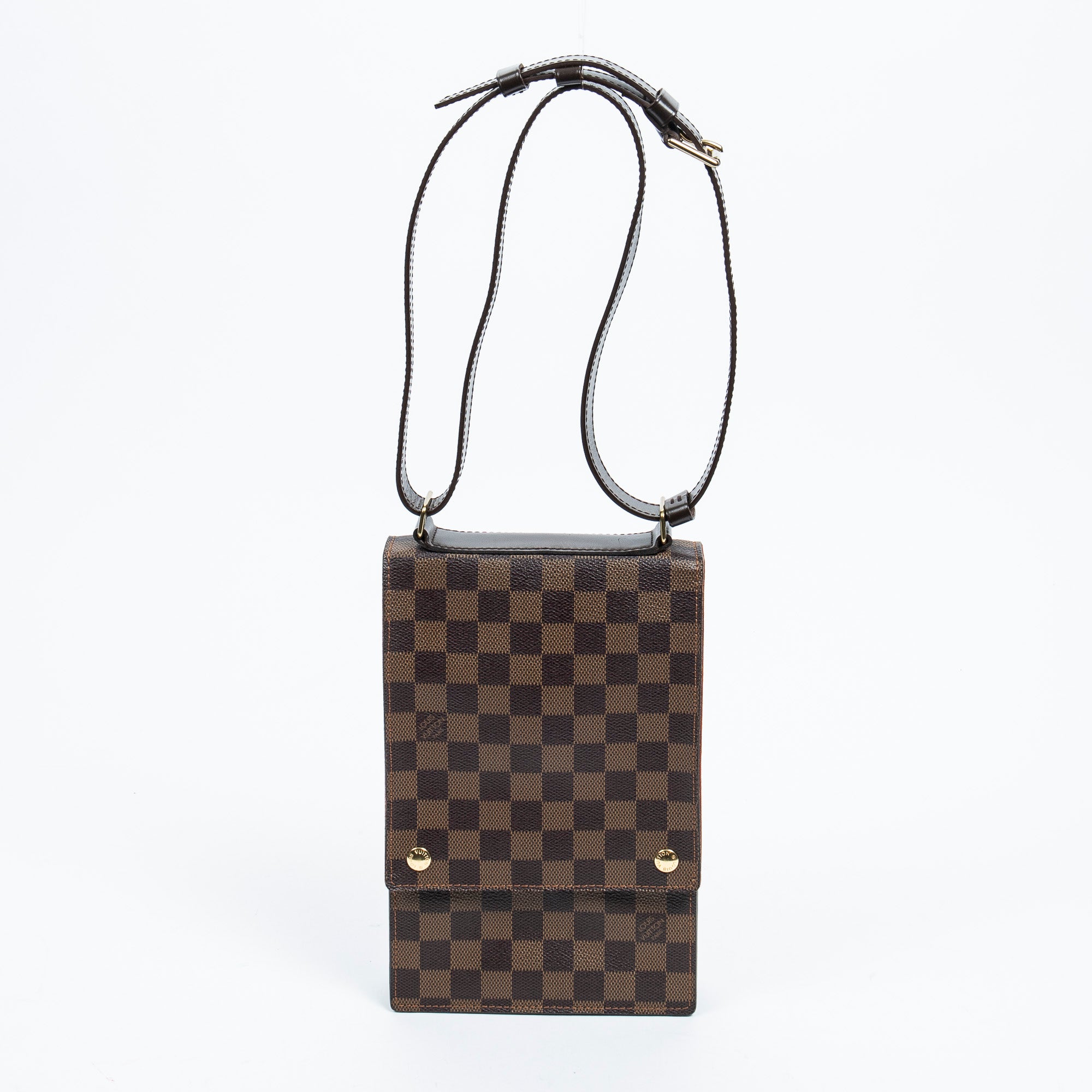 Shoulder Bag Portobello Brown Damier Ebene