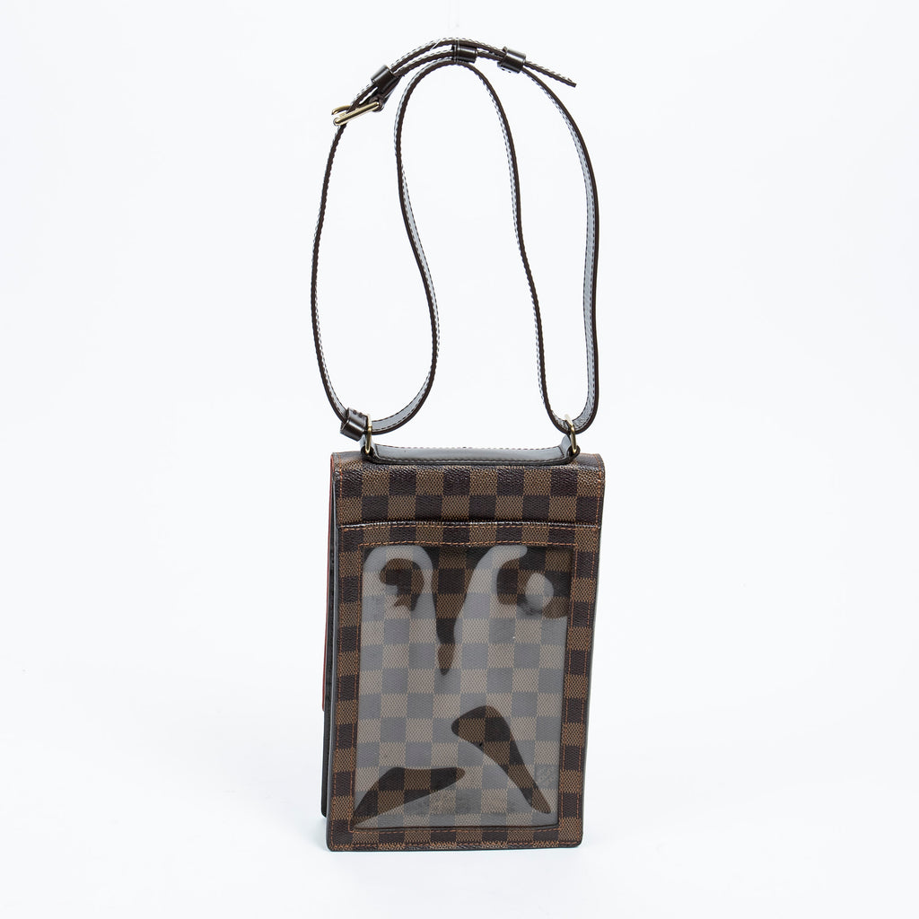 Shoulder Bag Portobello Brown Damier Ebene