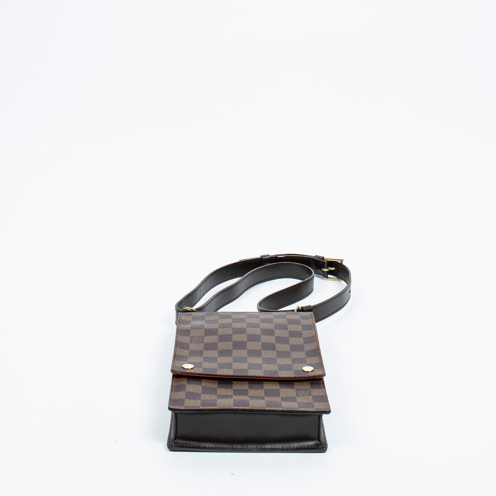 Shoulder Bag Portobello Brown Damier Ebene