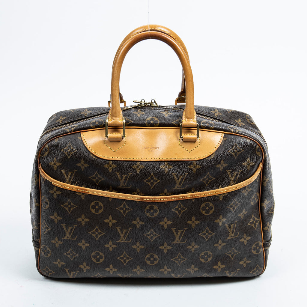 Handbag Deauville Brown Monogram Canvas