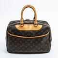Handbag Deauville Brown Monogram Canvas