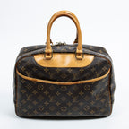 Handbag Deauville Brown Monogram Canvas