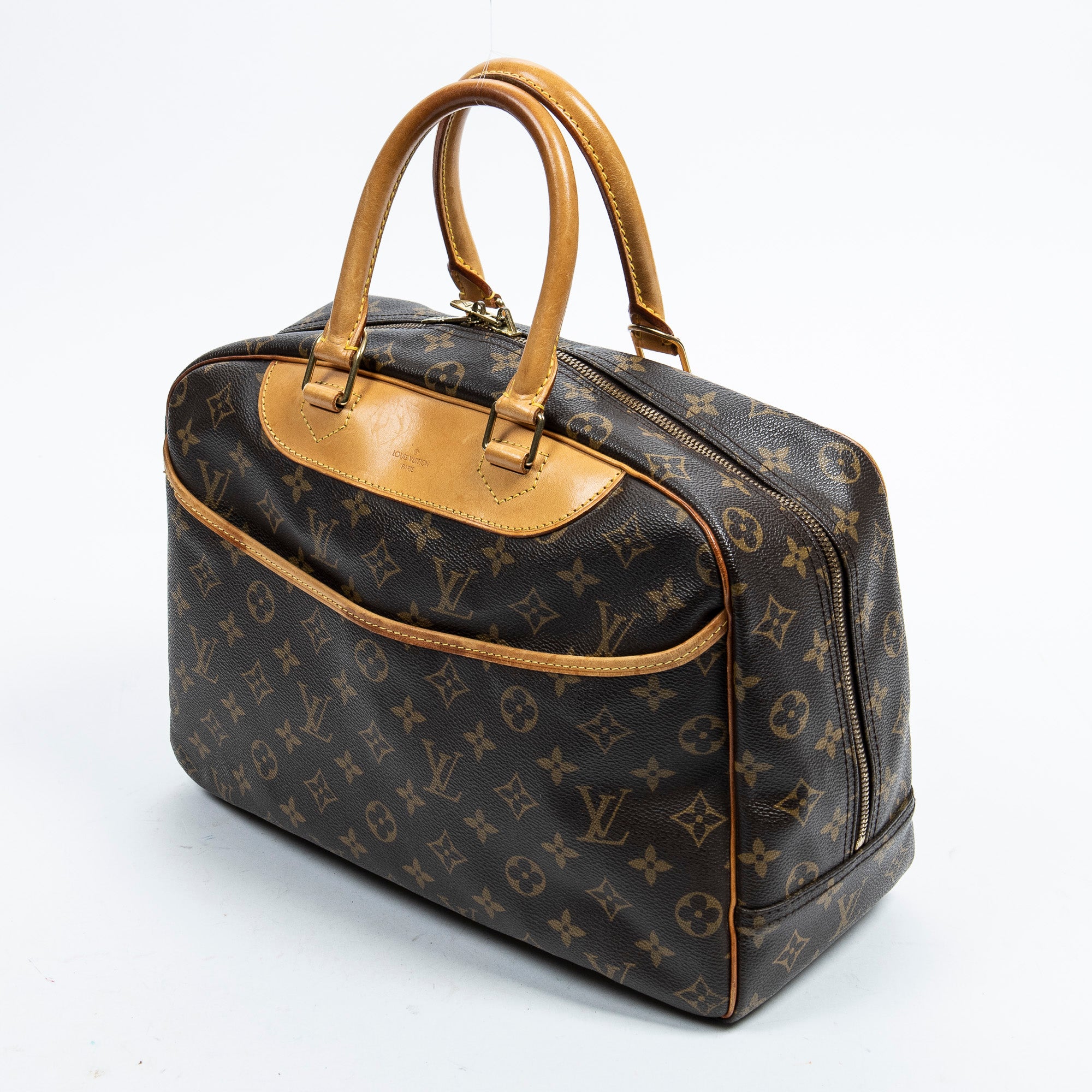 Handbag Deauville Brown Monogram Canvas