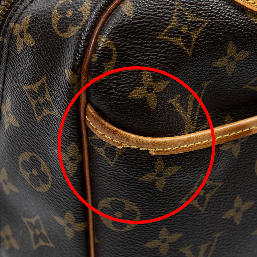 Handbag Deauville Brown Monogram Canvas