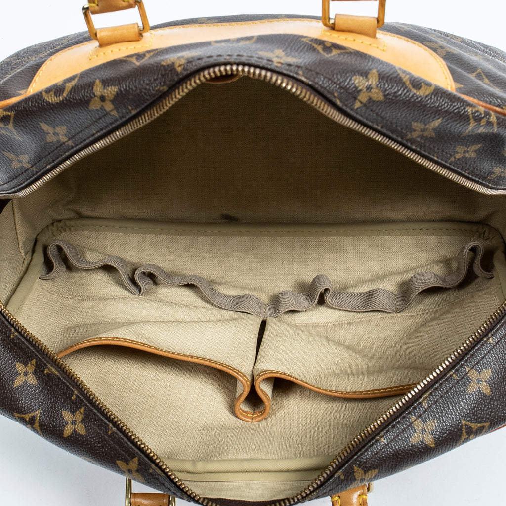 Handbag Deauville Brown Monogram Canvas