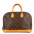 Handbag Alma PM Brown Monogram Canvas