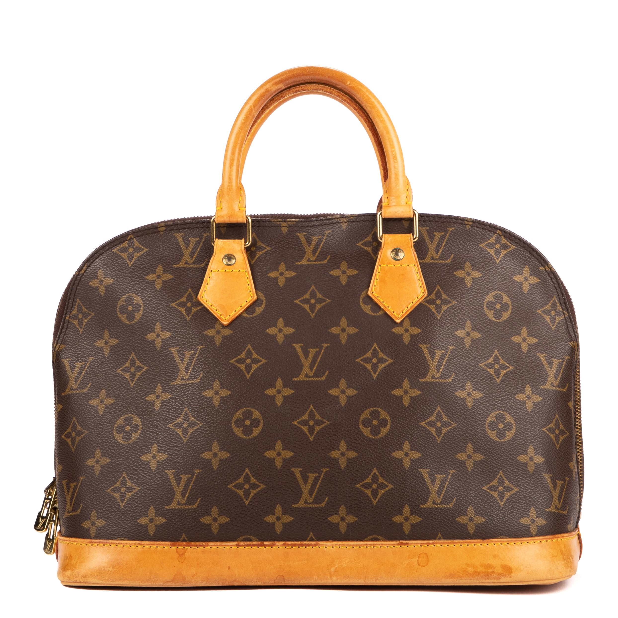 Handbag Alma PM Brown Monogram Canvas