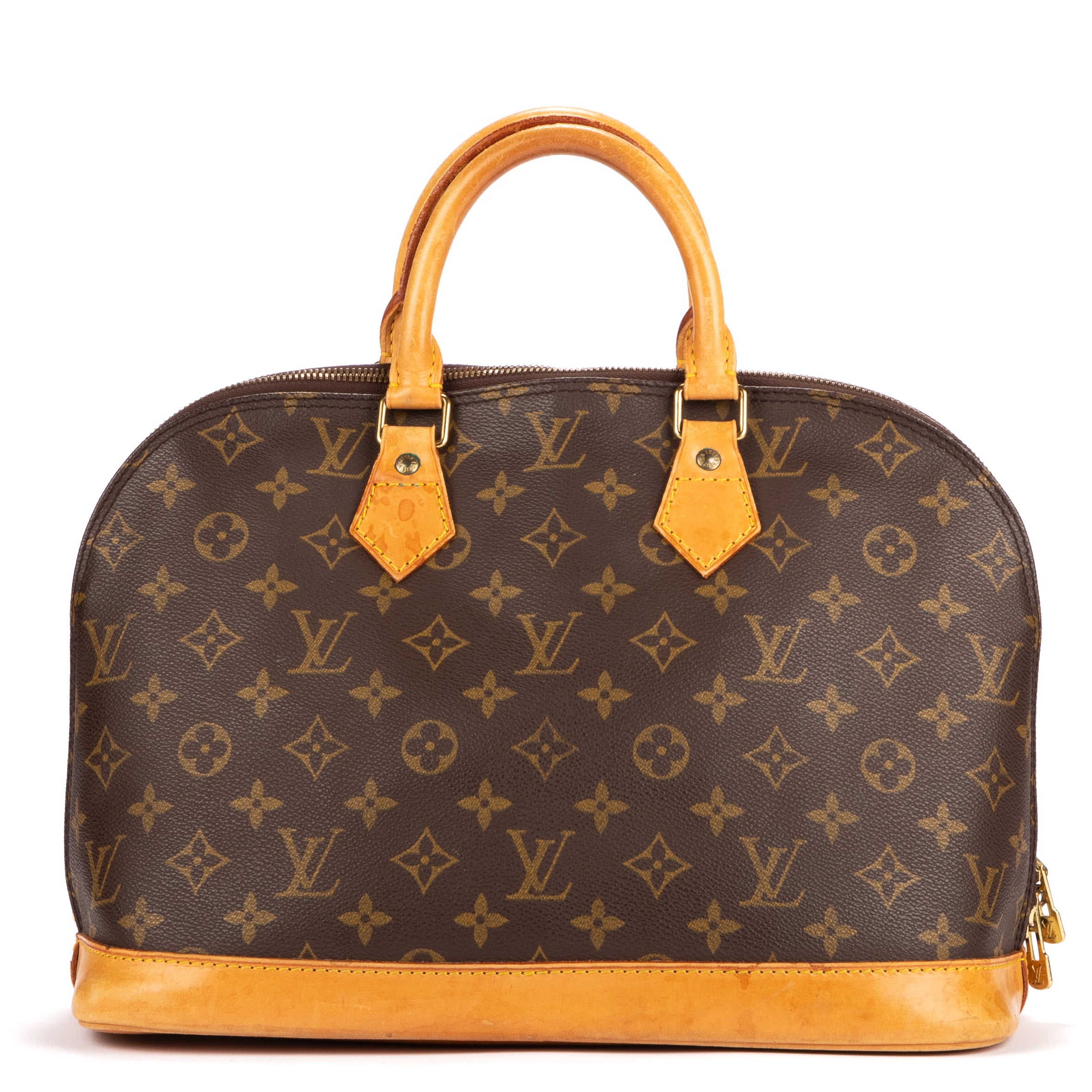 Handbag Alma PM Brown Monogram Canvas