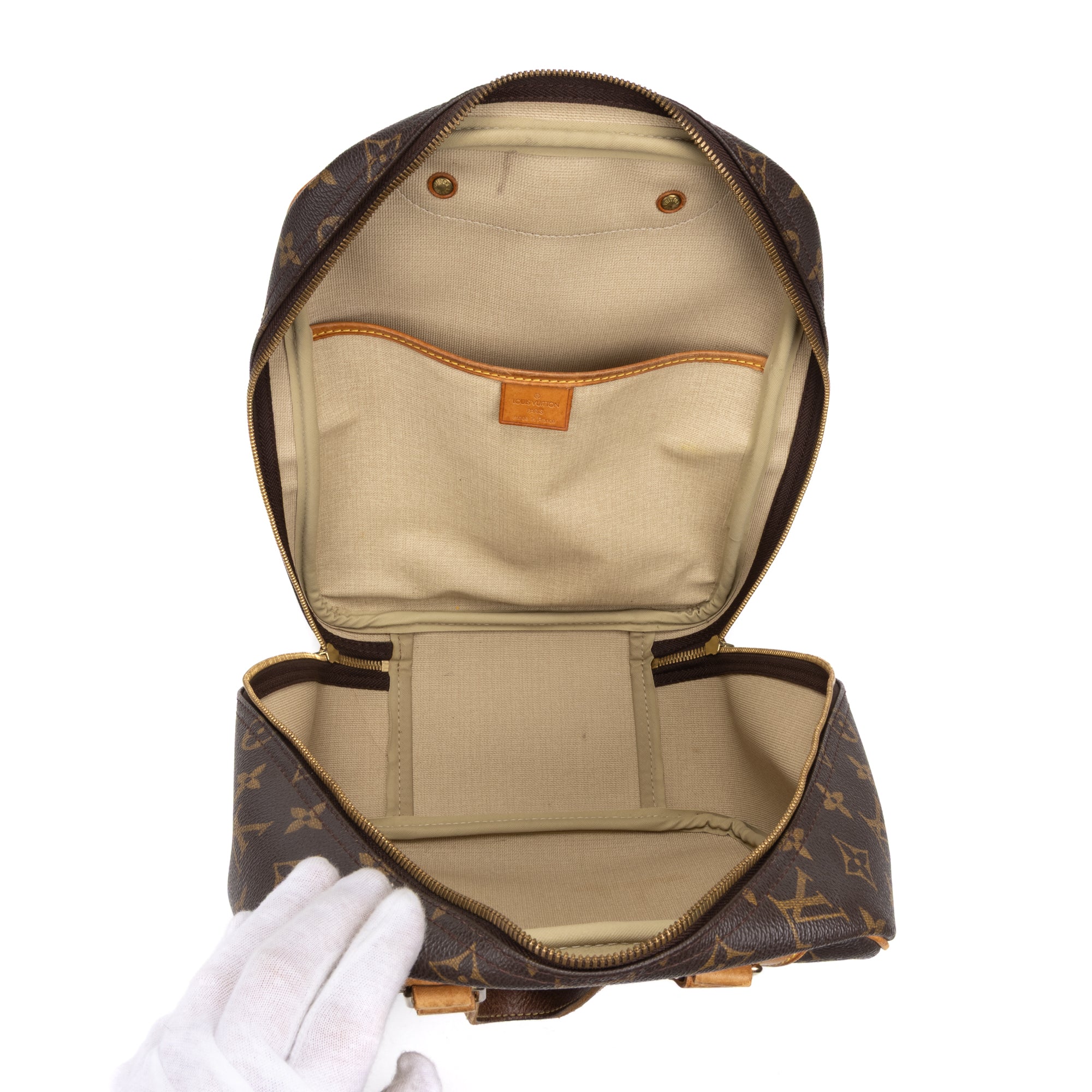 Handbag Excursion Brown Monogram Canvas