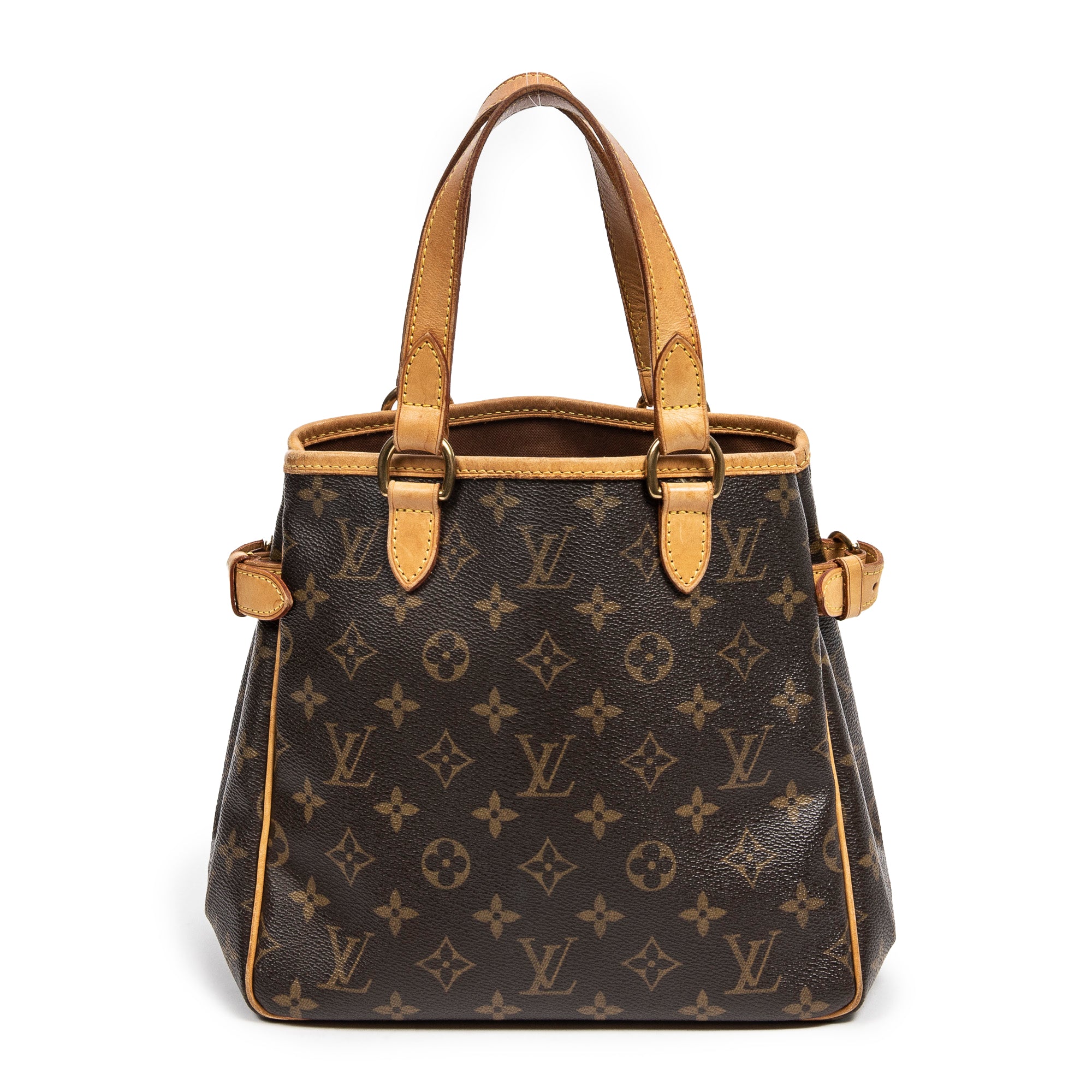 Handbag Batignolles PM Brown Monogram Canvas