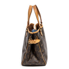 Handbag Batignolles PM Brown Monogram Canvas