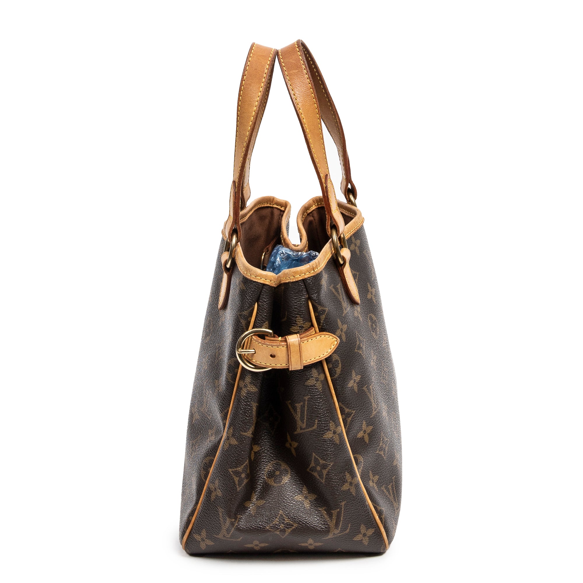 Handbag Batignolles PM Brown Monogram Canvas