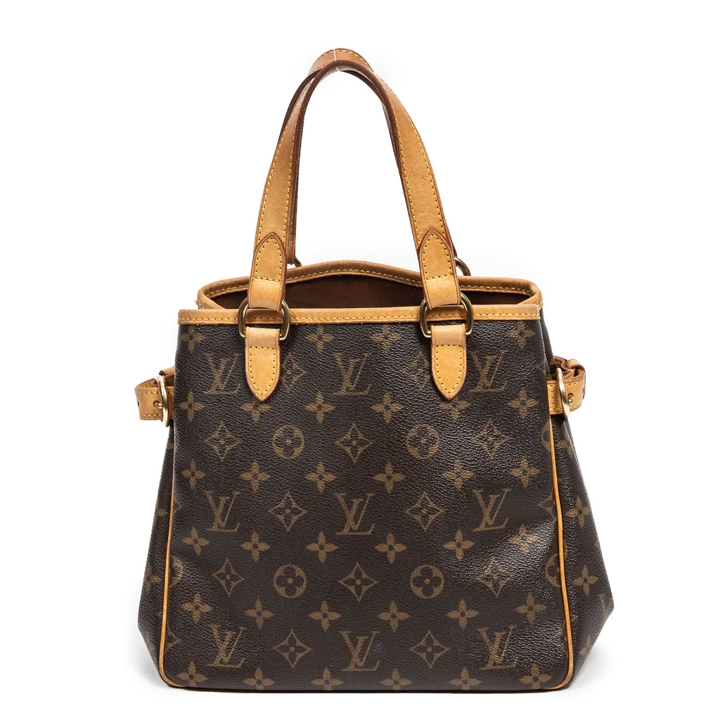 Handbag Batignolles PM Brown Monogram Canvas