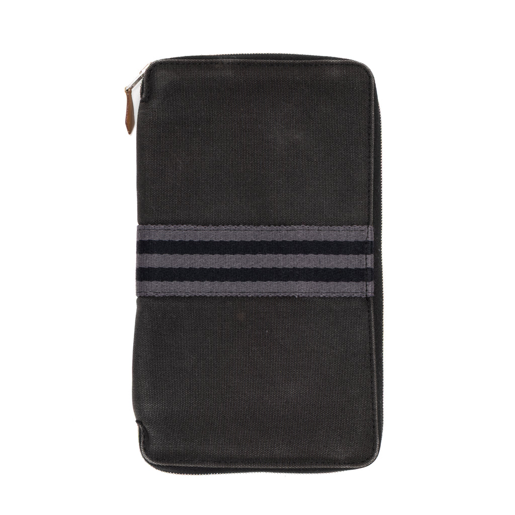 Wallet Fourre Tout Long Wallet Black Canvas