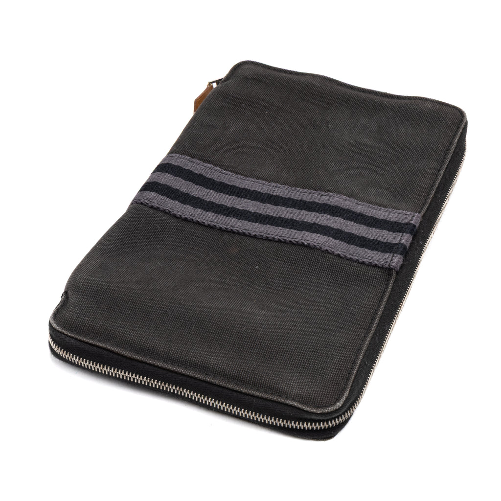 Wallet Fourre Tout Long Wallet Black Canvas
