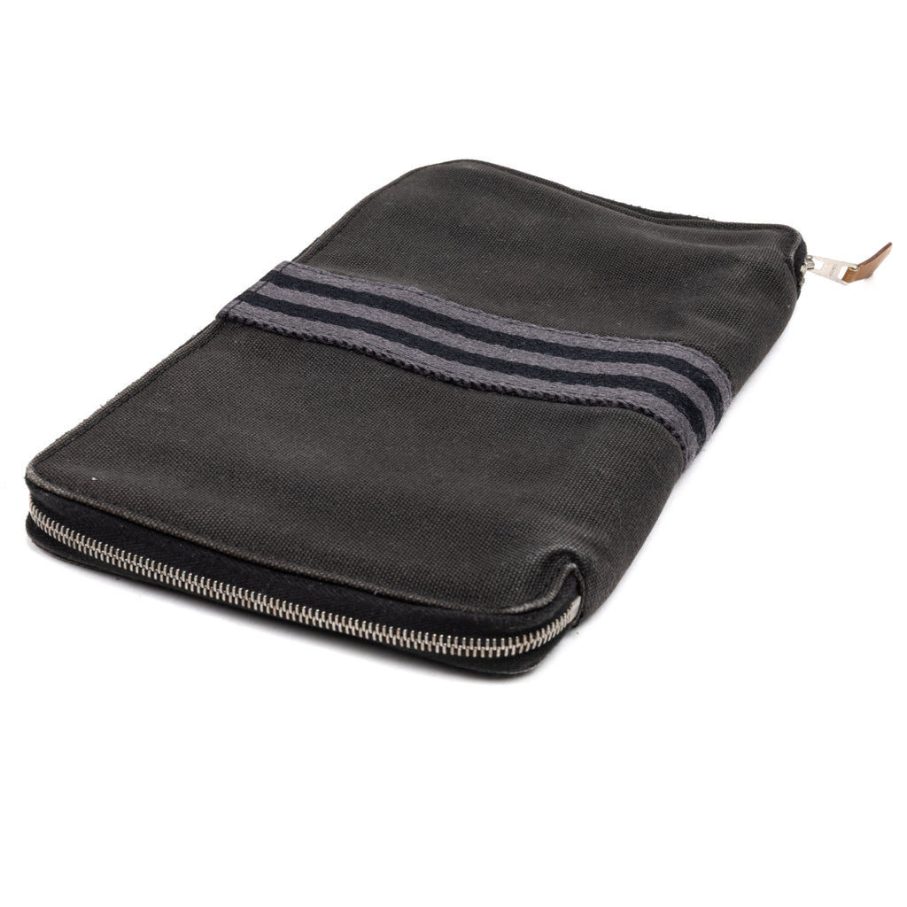 Wallet Fourre Tout Long Wallet Black Canvas