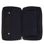 Wallet Fourre Tout Long Wallet Black Canvas