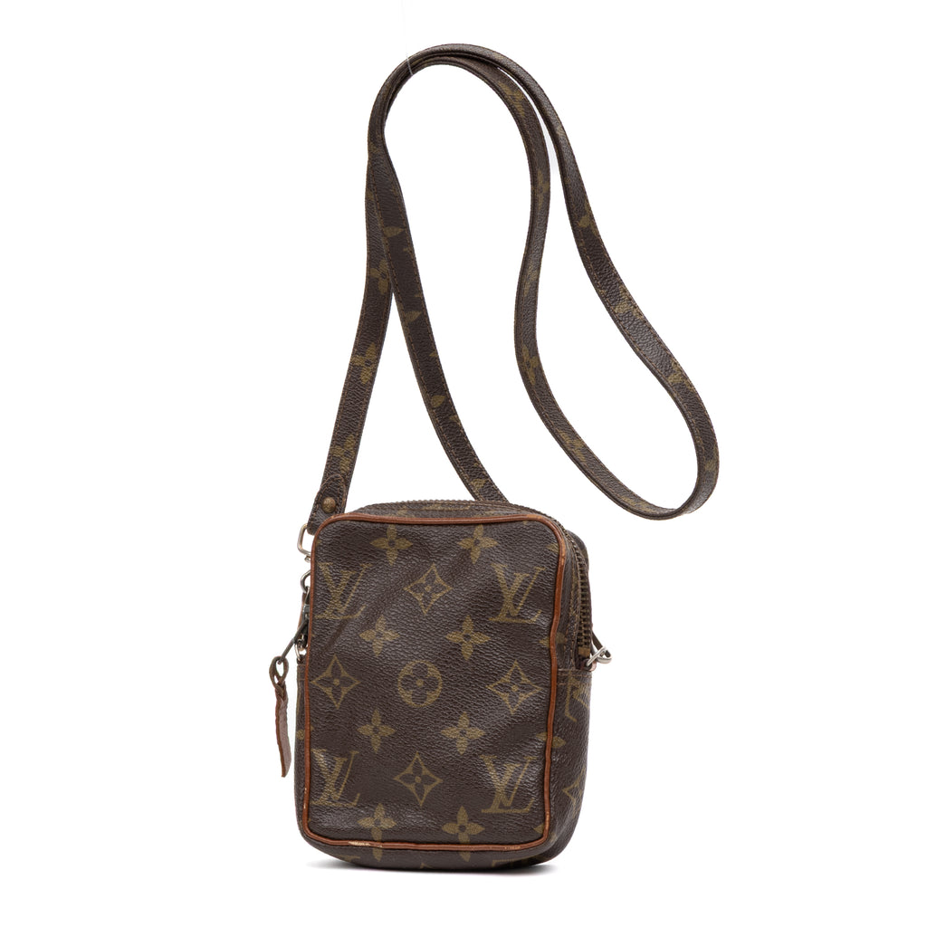 Shoulder Bag Vintage Mini Danube Brown Monogram Canvas