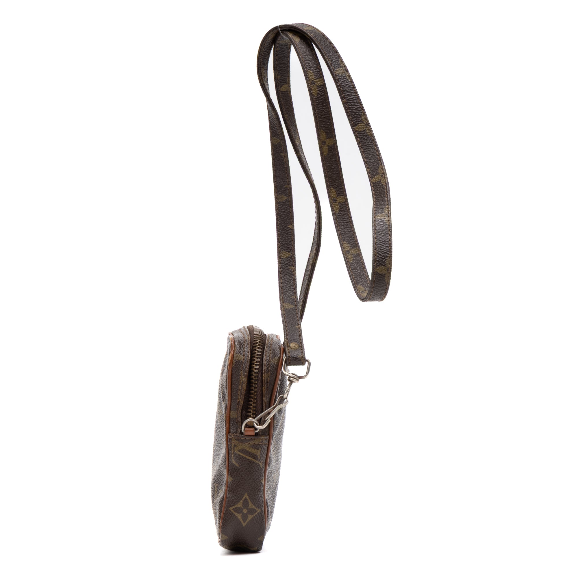 Shoulder Bag Vintage Mini Danube Brown Monogram Canvas