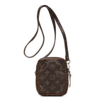 Shoulder Bag Vintage Mini Danube Brown Monogram Canvas