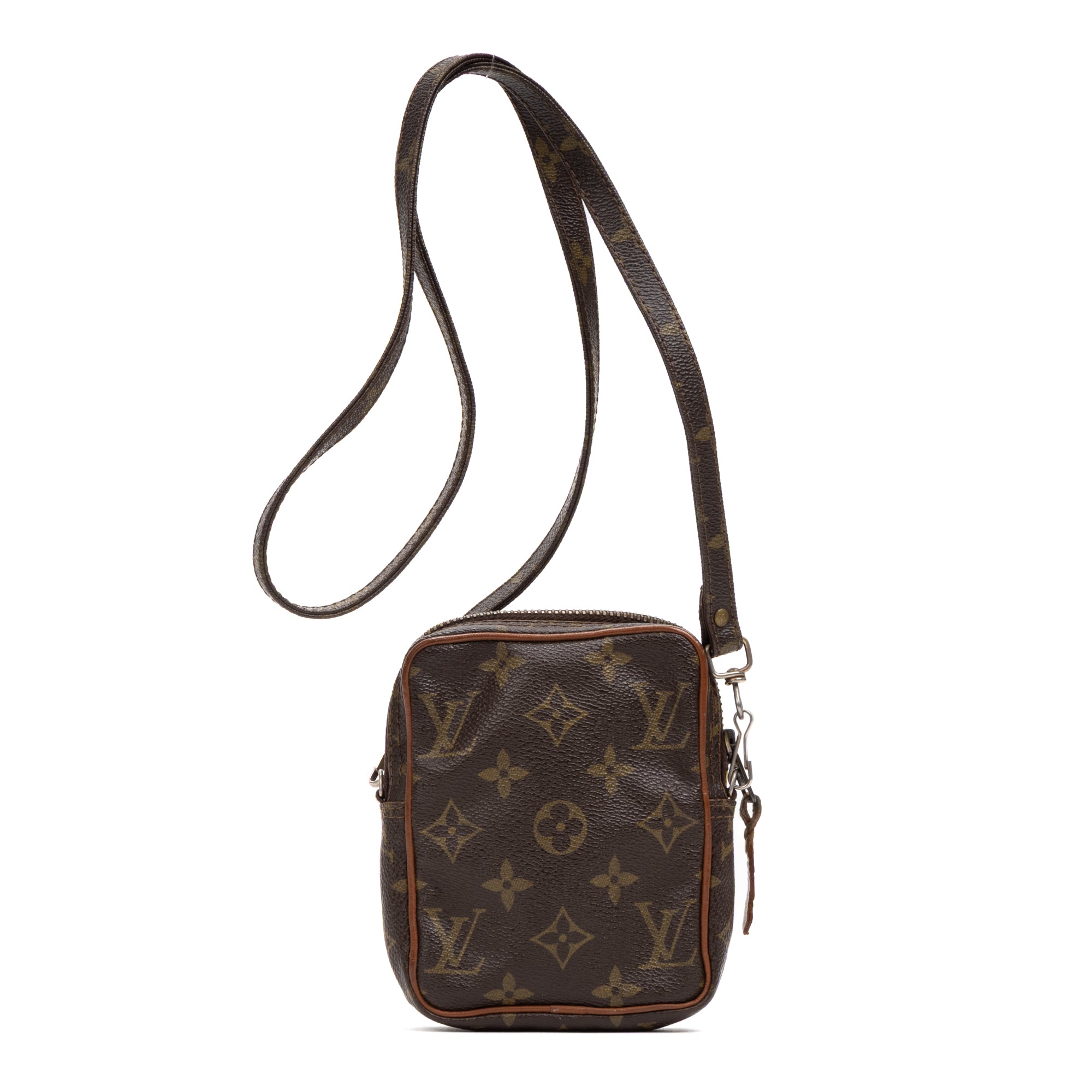 Shoulder Bag Vintage Mini Danube Brown Monogram Canvas