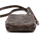 Shoulder Bag Vintage Mini Danube Brown Monogram Canvas