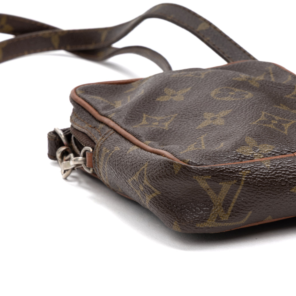 Shoulder Bag Vintage Mini Danube Brown Monogram Canvas