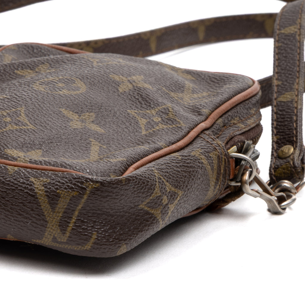 Shoulder Bag Vintage Mini Danube Brown Monogram Canvas