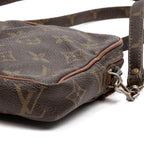 Shoulder Bag Vintage Mini Danube Brown Monogram Canvas