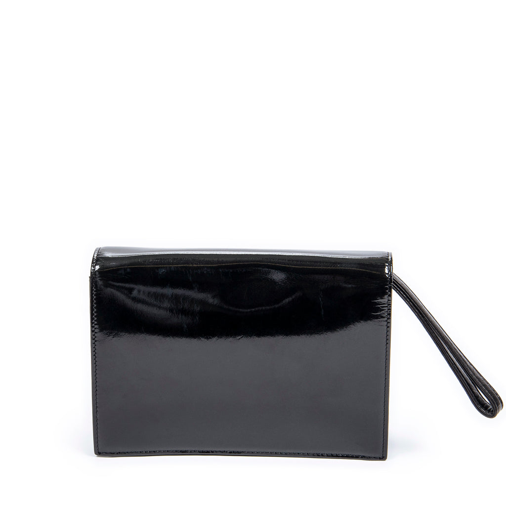Handbag Ltd. Ed. Just A Drop Of No. 5 Clutch Black Patent Leather
