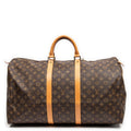 Travel Bag Keepall Brown Monogram Canvas