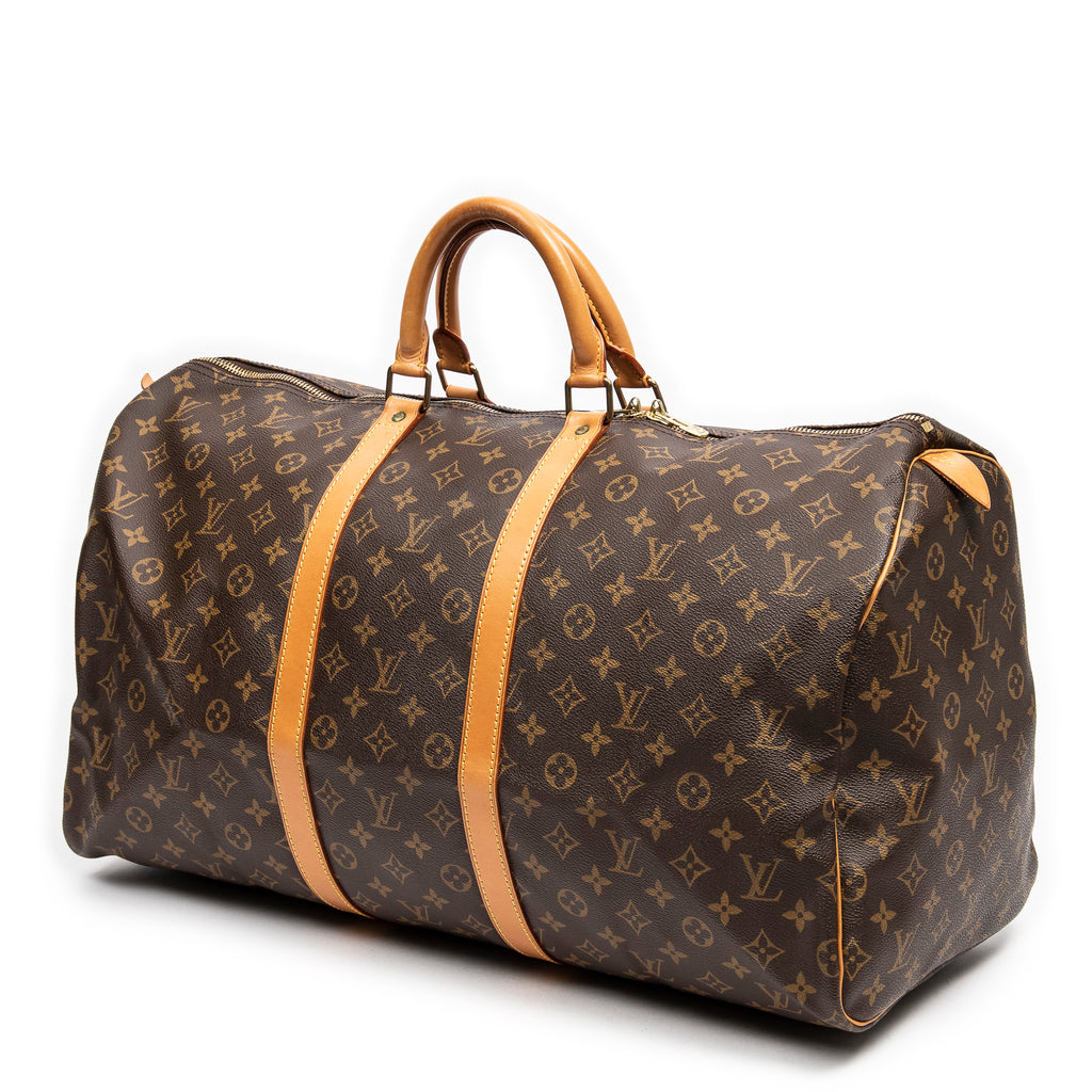 Travel Bag Keepall Brown Monogram Canvas