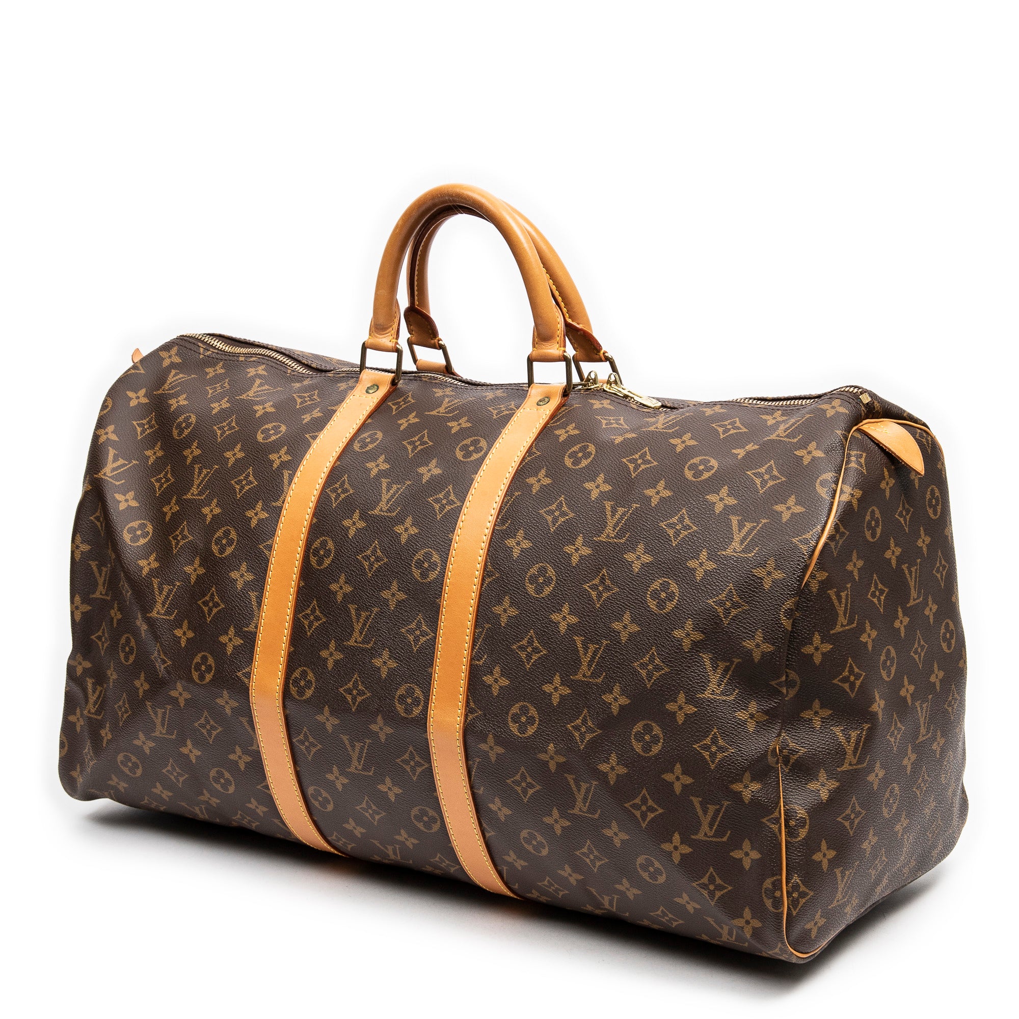 Travel Bag Keepall Brown Monogram Canvas