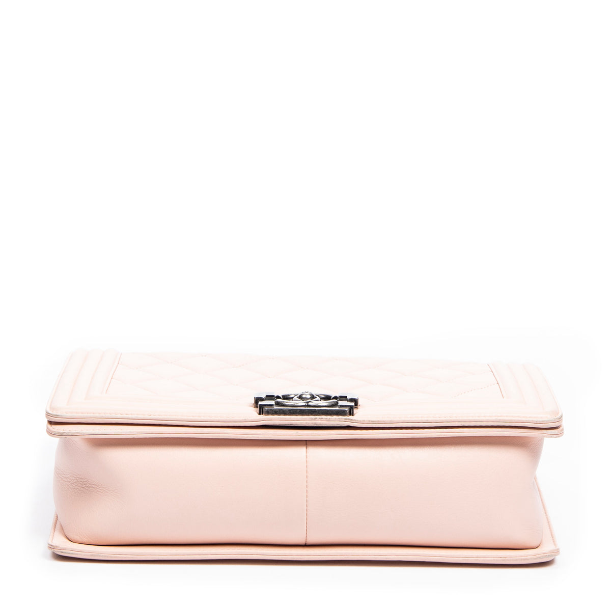 Shoulder Bag New Medium Boy Flap Pink Quilted Lambskin Leather