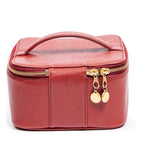 Shoulder Bag CC Logo Vanity Case Red Caviar Leather