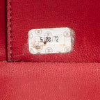 Shoulder Bag CC Logo Vanity Case Red Caviar Leather