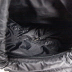 Sac à dos Coco Neige en nylon matelassé et shearling ivoire