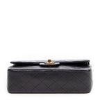 Shoulder Bag Classic Double Flap 23 Navy Quilted Lambskin Leather