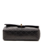 Shoulder Bag Classic Double Flap 26 Black Quilted Lambskin Leather
