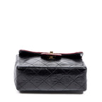 Shoulder Bag Mini Classic Chain Crossbody Flap Black Quilted Lambskin Leather