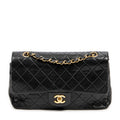 Shoulder Bag Classic Double Flap 26 Black Quilted Lambskin Leather