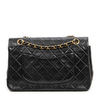 Shoulder Bag Classic Double Flap 26 Black Quilted Lambskin Leather