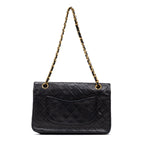 Shoulder Bag Classic Double Flap 26 Black Quilted Lambskin Leather