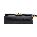 Shoulder Bag Classic Double Flap 26 Black Quilted Lambskin Leather