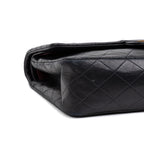Shoulder Bag Classic Double Flap 26 Black Quilted Lambskin Leather