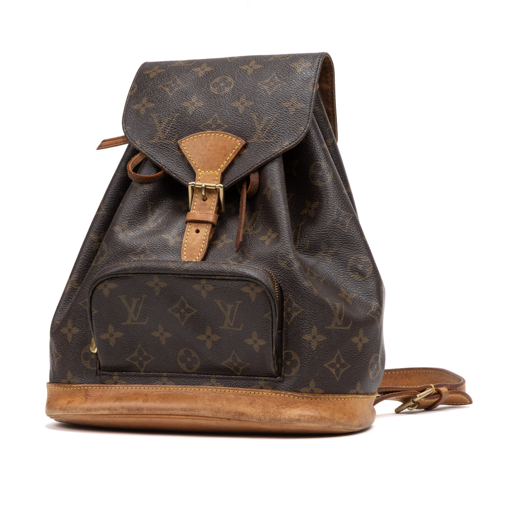 Shoulder Bag Montsouris MM Brown Monogram Canvas