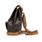 Shoulder Bag Montsouris MM Brown Monogram Canvas
